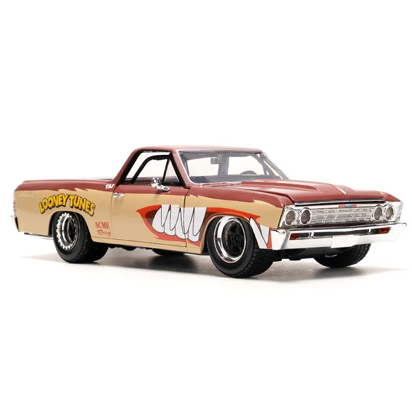 1:24 LOONEY TUNES 1967 CHEVY EL CAMINO w/ TASMANIAN DEVIL