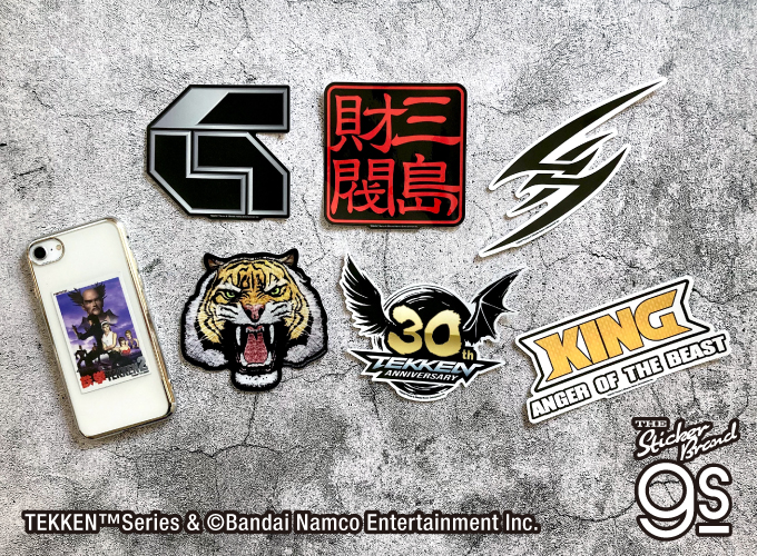 鉄拳ビッグサイズステッカーシリーズ 仁タトゥー TEKKEN ロゴ