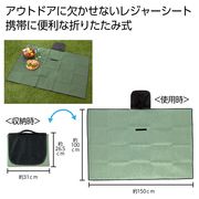 折りたたみレジャーシート　アウトドア/キャンプ/名入れ/レジャー