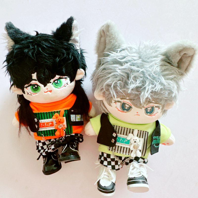 20cmぬいぐるみ用チェック柄デザインシャツ 20cmぬいぐるみ用チェック