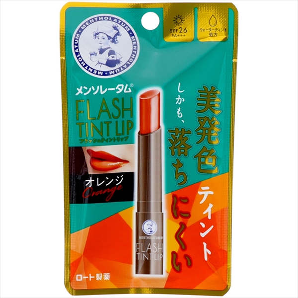 メンソレータム フラッシュティントリップ オレンジ 【 ロート製薬 】 【 リップクリーム 】