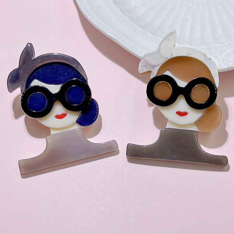女の子 ブローチ アクセサリー アクリル 記念日 プレゼント 上品