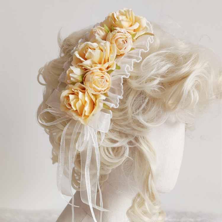 ティーパーティー ヘッドドレス ロリータ ヘアアクセサリー ヘア