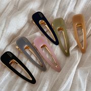 アクリルヘアピン　ヘアアクセサリー　レディース　デザイン　韓国風　髪飾り