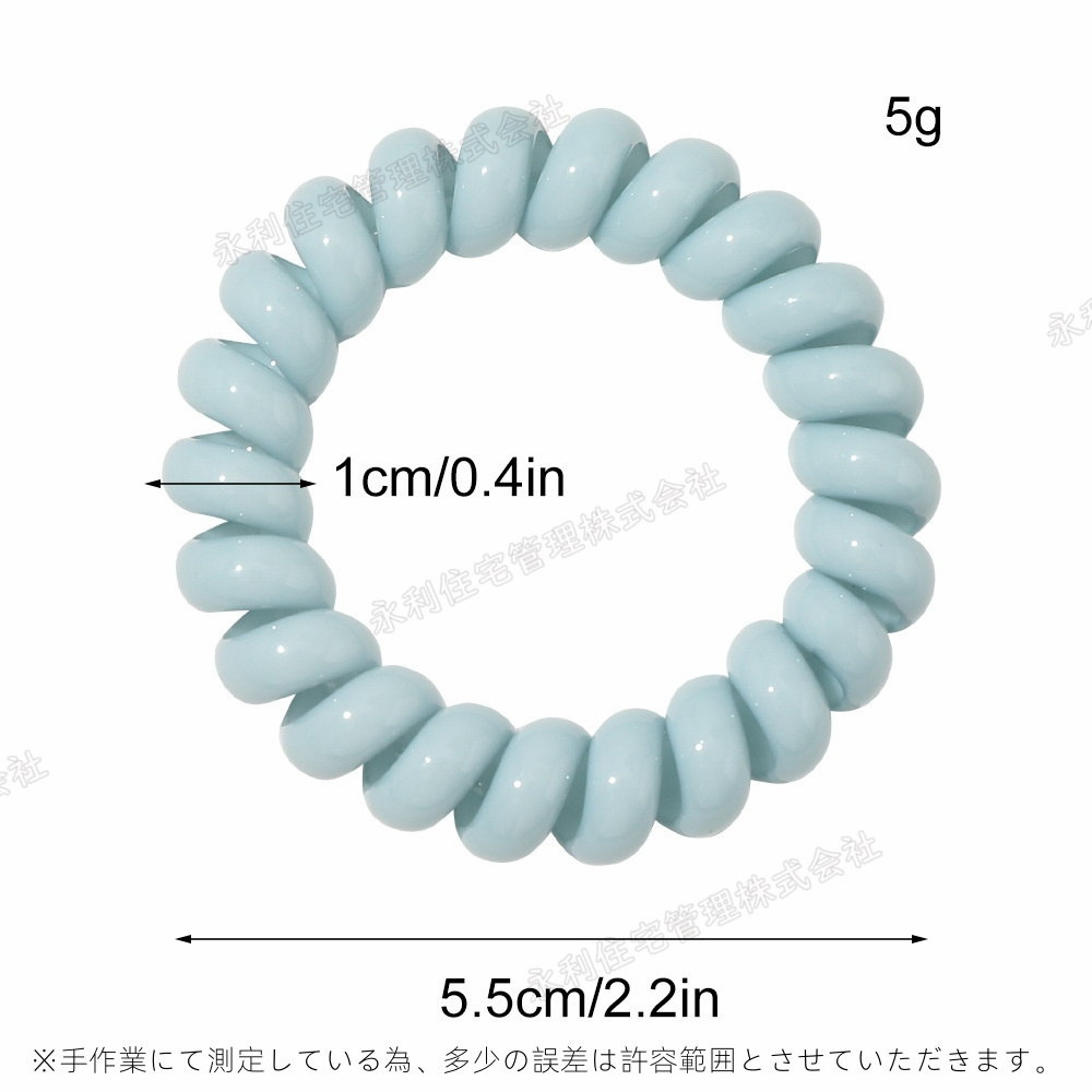 ヘアゴム　No.183 Amazon.co.jp: DFsucces スパイラルヘアゴム 電話コード型