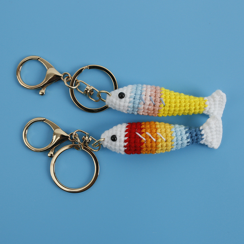 キーホルダー☆ファション☆ニット製品☆キーホルダー☆手作り