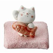 ★開運招福★　お目出度い「縁起の置物」【招猫　香立（鯛）】