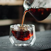 最終プライス ガラスカップ  コーヒーカップ二重 耐熱ガラスカップ ラテカップ プルプル専用カップ