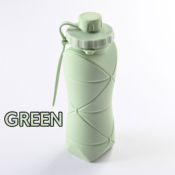 折りたたみ水筒 シリコン 600ml 折りたたみ 水筒 ボトル