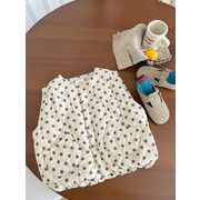 2024秋冬新品　子供服　キッズ　トップス　 綿ベスト　 90-160cm