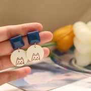 s925  かわいい   猫ピアス  韓国ファッション  猫雑貨   猫アクセサリー