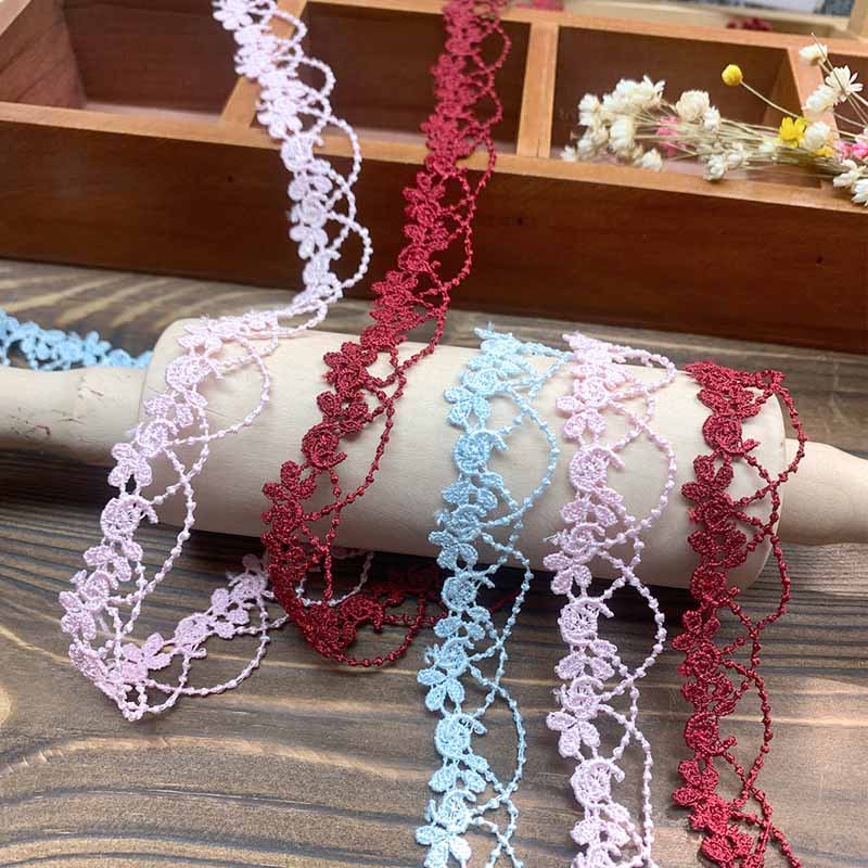 幅1.5cm レースリボン 手芸レース 裁縫 DIY ギフト包装 ハンドメイド資材 デコレーション用