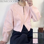 新色再入荷！【新作商品♪】コード刺繍Wジップブルゾン