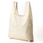 コンパクトスリムエコバッグ　ベージュ　E3401　在庫限り