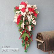 クリスマスリース 玄関 外に飾れるリース オーナメント 屋外 アートフラワー クリスマス リース インスタ映