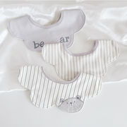 2024冬新作 INS 涎掛け ベビー用品 ベビー涎掛け リバーシブル 食事用エプロン0-3歳 綿製 ぼうすい スーツ