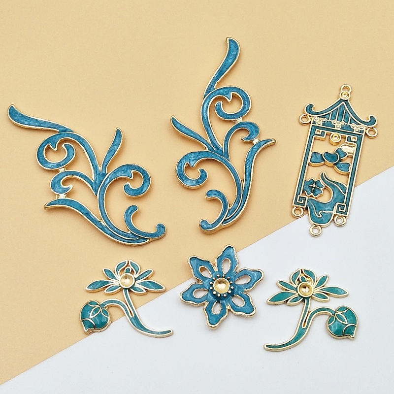 ヘアアクセサリーパーツ 手芸材料 DIYパーツ デコパーツ diy資材 手作りパーツ フラワー