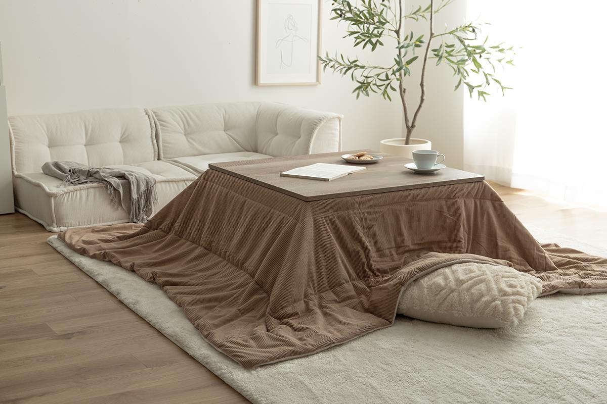 正方形:190cm×190cm】Jude リバーシブルコーデュロイこたつ布団 | 卸売