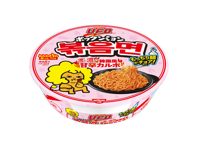 日清食品 ＵＦＯポックンミョン韓国甘辛カルボ 101gx12