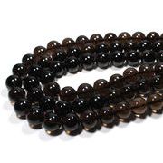 【丸ビーズ】スモーキークォーツ (3A) 14mm