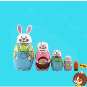 クーポン使用可能  ロシア人形 イースター 木製おもちゃ 工芸品 子供の日のプレゼント おもちゃ