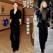 高級感満載ベロアビジネススーツ