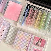 DIY手帳　アルバム　カード収納　クリア　A7ノートカバー