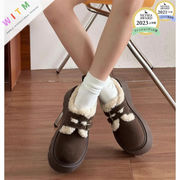 2024冬新作 スノーブーツ レディース靴 綿靴 裏起毛 疲れない ファッション 防寒 厚底