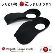 【2025春夏新作】Re:getA Loupe insole 立体インソール 軽量 日本製 アーチサポート コンフォート