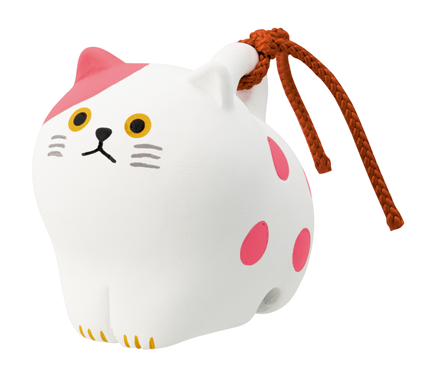 こてにゃん ☆NF-38524 にゃん福土鈴 ブチ | 卸売・ 問屋・仕入れの専門