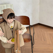 限定数量セール 秋冬 子供服 ベスト 男女兼用 プリント タンクトップ 両面着 女の子ファッション