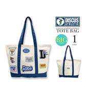 DISCUS ディスカス ワッペン キャンバストートバッグ BIGサイズ かばん BAG