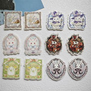 アクリル チャーム クリスマス キーホルダーパーツ デコパーツ DIY素材手作り 手芸材料