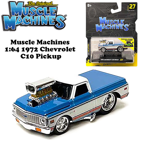 Muscle Machines 1:64 1972 Chevrolet C10 Pickup【マッスルマシン】ミニカー 有限会社 ステップス |  卸売・ 問屋・仕入れの専門サイト【NETSEA】