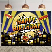 2025★誕生日パーティーの飾り★誕生日横断幕★誕生日背景布