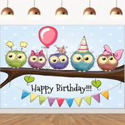 2025★誕生日パーティーの飾り★誕生日横断幕★誕生日背景布