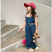 2025春夏新作 韓国風子供服 ベビー服 デニムスーツ  セットアップ INS風