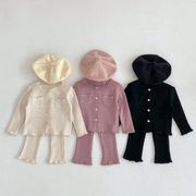 【2023早春】韓国風子供服 ベビー服 キッズ 女の子 長袖 ニットセットアップ