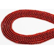 【丸ビーズ】レッドメノウ 3mm