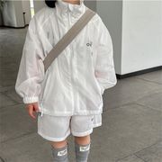 【2024夏新作】韓国風子供服 ベビー服 キッズ 男女兼用 アウター コート ジャケット＆短パンツ