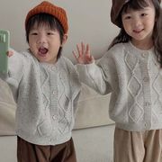 【2024秋新作】韓国風子供服 ベビー服 キッズ 男女兼用 セーター ニット 重ね着でき