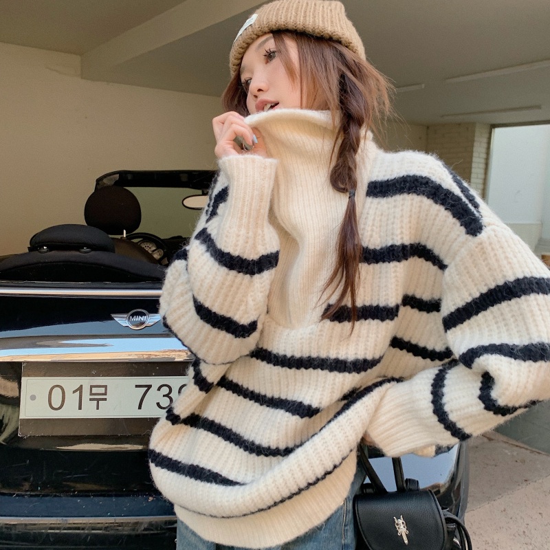 2022冬服】韓国風レディース服 優しい きれいめ セーター ニット