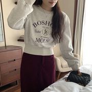 【冬服】韓国風レディース服　カジュアル　体型カバー　パーカー