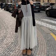 【2024春新作】韓国風レディース服　春　お出かけ　エレガント　オシャレ　ワンピース