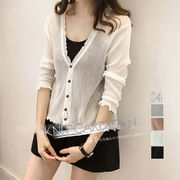ニットカーディガン レディース 長袖