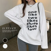 Tシャツ レディース 長袖 オルチャン