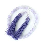 数珠 男女兼用 ラベンダーアメジストの数珠 紫水晶