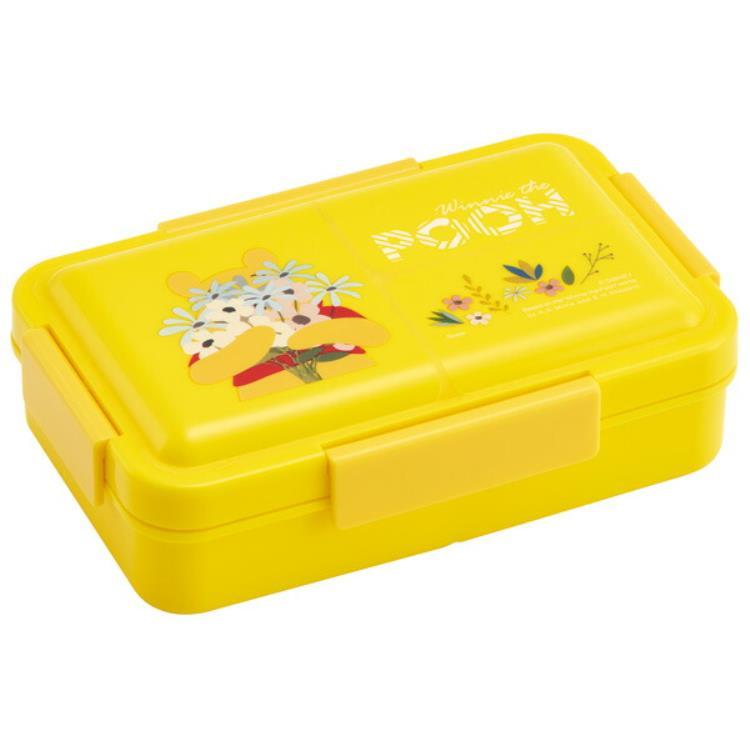 スケーター特価商品　ディズニー くまのプーさん　抗菌パッキン一体4ロックふわっと弁当箱