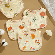 子供用☆よだれかけ＊涎掛け☆ベビースタイ☆通気性☆吸水性☆柔らかい☆襟巻☆お食事用☆
