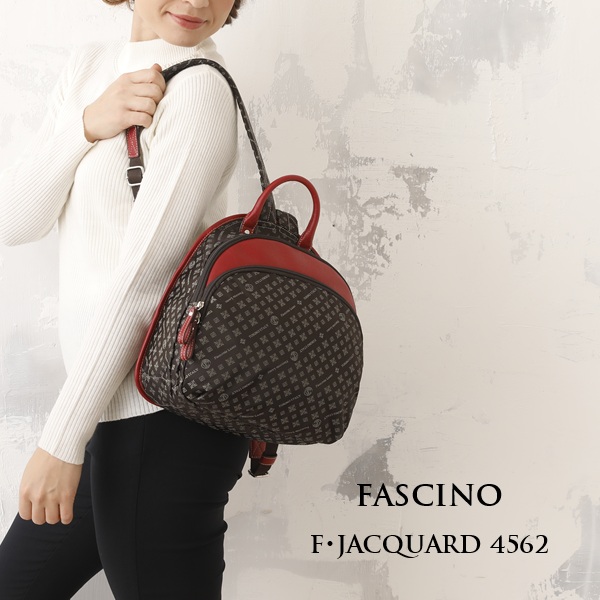 ファッシーノジャガードタウンリュック4562
